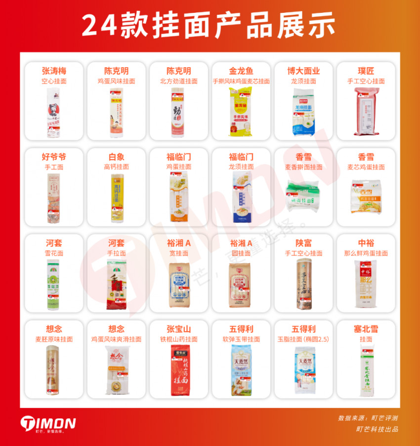 町芒评测 | 24款朴实无华挂面评测，碳水爱好者速速收藏