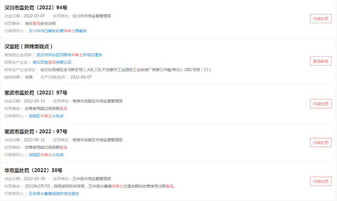 华莱士再曝食安问题；达美乐比萨、吉野家等门店因防疫不力被通报