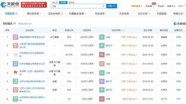 俏江南实控人汪玺被执行近3000万！