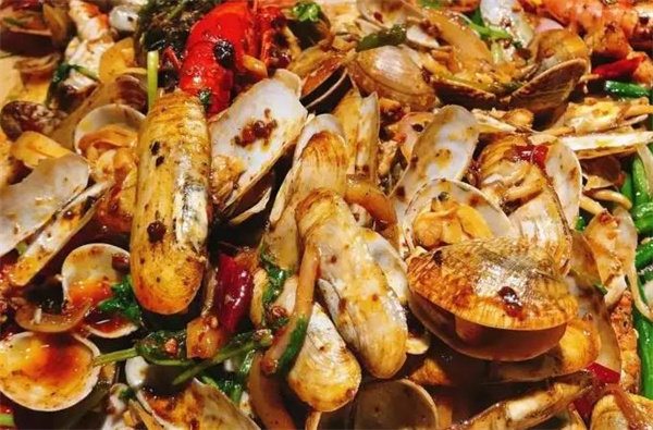 麻屋手抓海鲜大铁锹海鲜