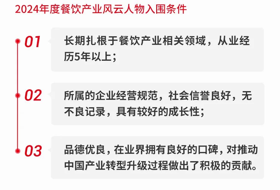 “第四届中国餐饮产业红牛奖”评选正在报名中！