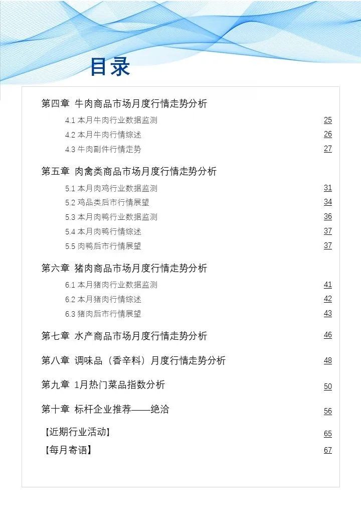 禽类综合上涨、生猪月末止跌反弹！最新食材采购行情报告发布